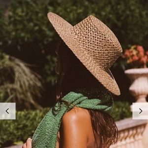 NWT Lack of color SunnyDip Seagrass Boater Wide Brim Hat